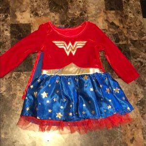Toddler wonder women costume with tights